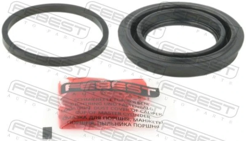Image of FEBEST 1675-163R Brake Caliper Repair Kit Rear Axle Repair Kit,brake caliper (405)
