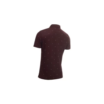 Image of Calvin Klein Monogram Polo - Blackber - Xl Size: Xl