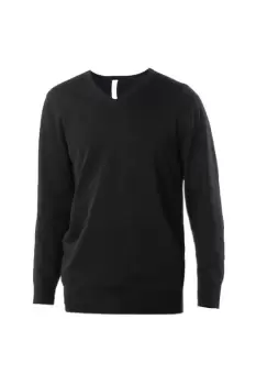 Image of V-Neck Long Sleeve Jumper Knitwear