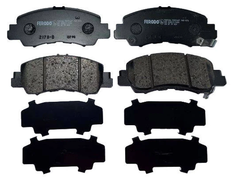 Image of FERODO FDB5386 Brake pad set PREMIER ECO FRICTION with acoustic wear warning, without accessories Brake Pad Set,disc brake (402)
