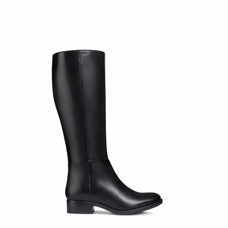 Image of Geox Womens boots Geox Felicity Smo.Lea Noir Female 41