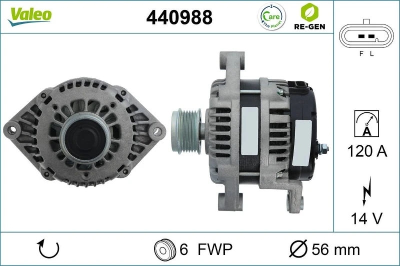 Image of Alternator VALEO 440988