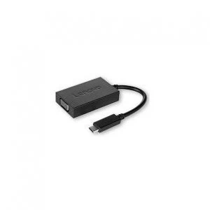Image of Lenovo USB C - VGA Black