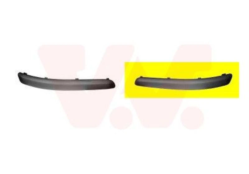 Image of VAN WEZEL Bumper cover VAN WEZEL 5828581