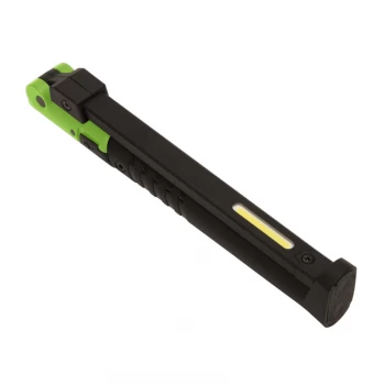 image of Rechargeable Slim Folding Pocket Light 2 COB + 1 SMD LED - Green