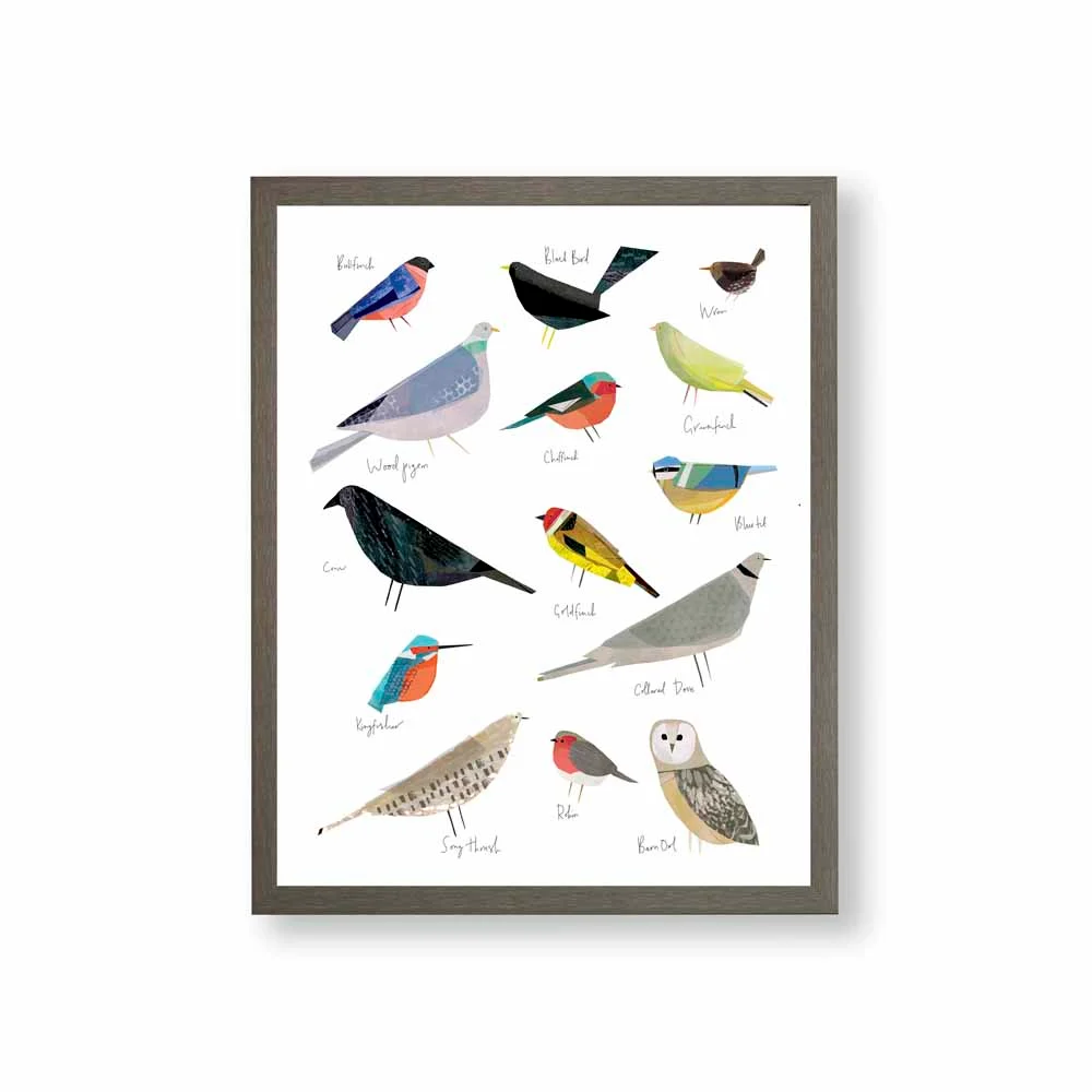 Image of Art For The Home Bird Song 40 x 50 Card, MDF Frame