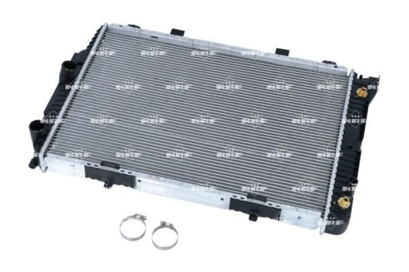 Image of NRF 55315 Engine radiator EASY FIT Brazed cooling fins, Aluminium, with mounting parts Aluminium Radiator,engine cooling (470)