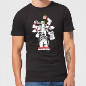 Image of Marvel Deadpool Multitasking Mens T-Shirt - Black
