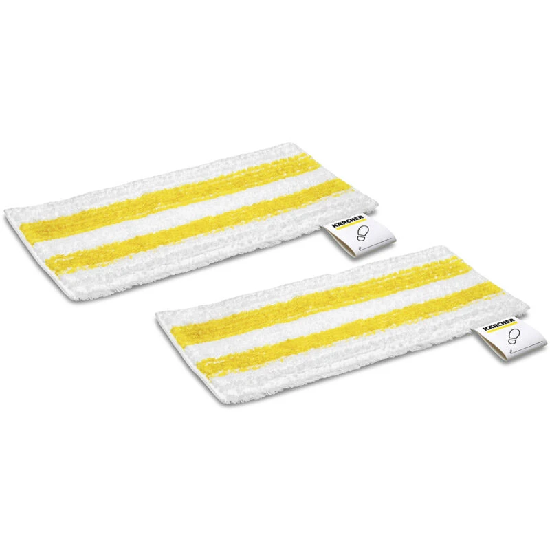 Image of Karcher Universal Floor Cloths for SC 1 Upright EASYFIX Steam Cleaners 2.863-357.0 Qty: Pack of 2