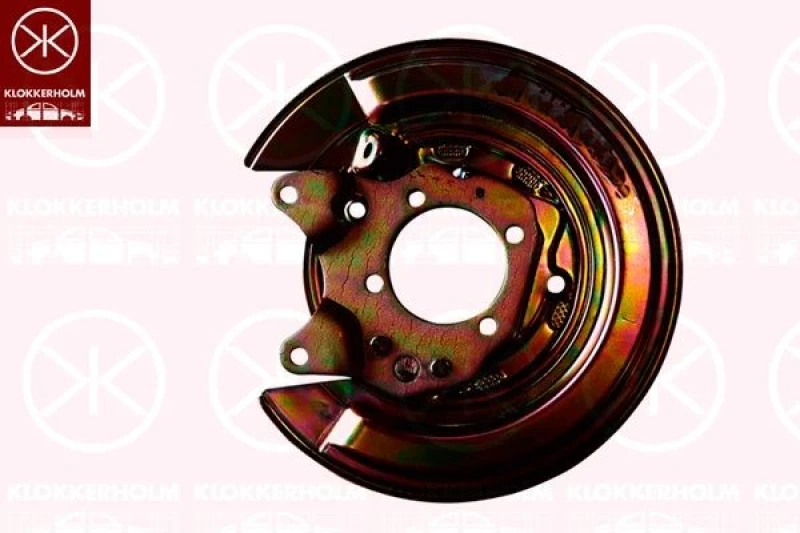 Image of KLOKKERHOLM Brake disc backing plate KLOKKERHOLM 8116873