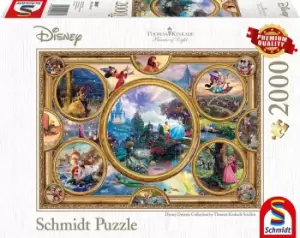 image of Schmidt Thomas Kinkade Studios: Disney Dreams Collections Jigsaw Puzzle - 2000 Pieces