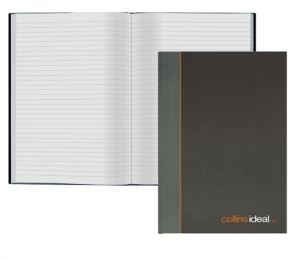 Image of Collins Ideal Manuscript Book Casebound A5 Ruled 192Page 468
