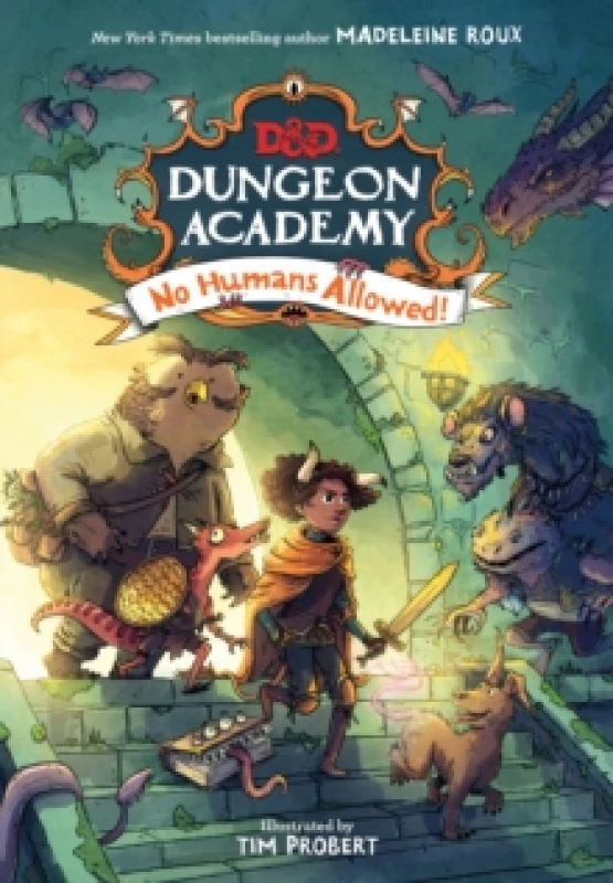 Image of Madeleine Roux Dungeons & Dragons: Dungeon Academy: No Humans Allowed! Paperback Book Multi