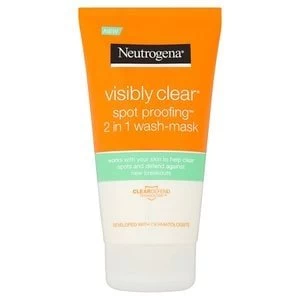 Image of Neutrogena Visibly Clear Spot 2in1 Wash Mask 150ml