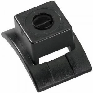 Image of Cable mount Screw fixing Black HellermannTyton 151 27010 LKC N66 BK C1
