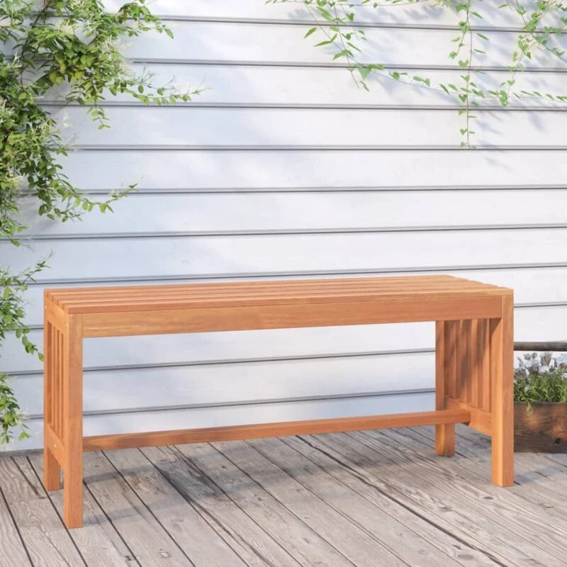Image of VIDAXL Garden Bench 110cm Solid Wood Eucalyptus vidaXL 8720845754174