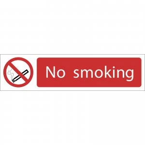Image of Draper No Smoking Sign 200mm 50mm Standard