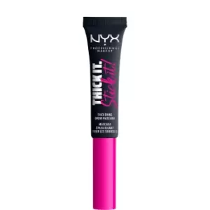 image of NYX Professional Makeup Thick It. Stick It! Brow Mascara (Various Shades) - Black