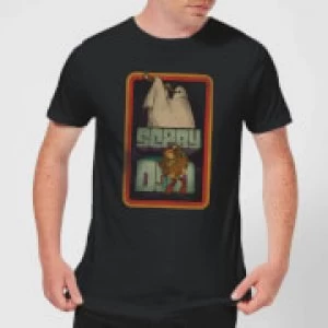 Scooby Doo Retro Ghostie Mens T-Shirt - Black