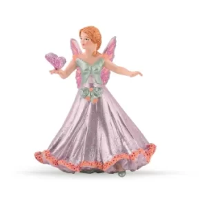 image of PAPO The Enchanted World Pink Butterfly Elf Toy Figure, Three Years or Above, Multi-colour (38806)