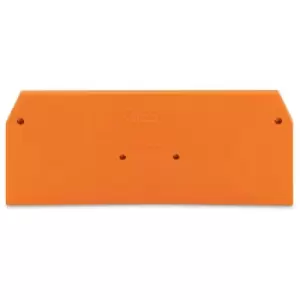 image of Wago 280-326 Endplate, Orange, 2.5Mm Wide