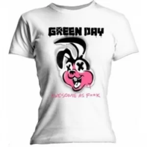 Image of Green Day Road Kill Skinny Ladies Black T Shirt: Medium