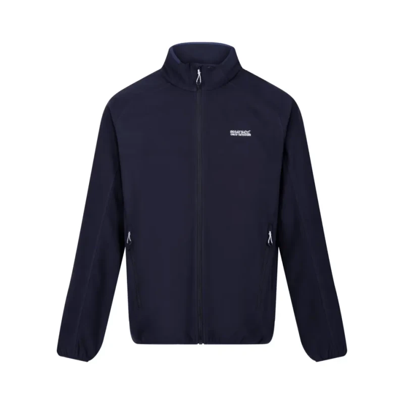 Image of Regatta Regatta Men Hadfield Fleece in Mid Navy Size: Small Mid Navy S Male 5063019190112