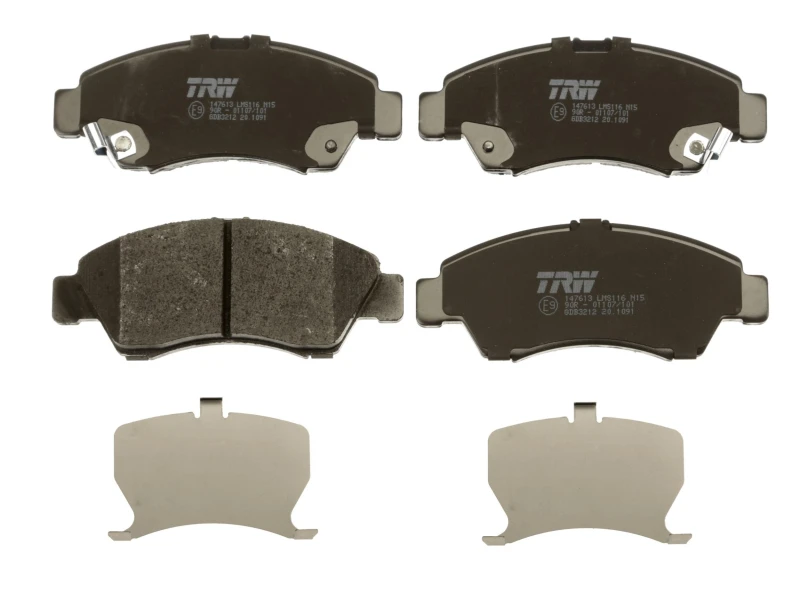 Image of TRW GDB3212 Brake pad set with acoustic wear warning Brake Pad Set,disc brake (402)