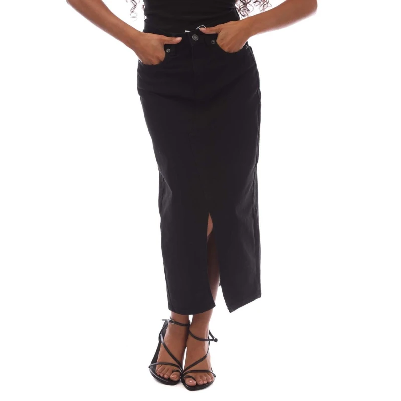 Image of Only Siri Denim Skirt Black female 8