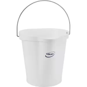 image of Vikan Bin, suitable for foodstuffs, capacity 12 l, pack of 6, white