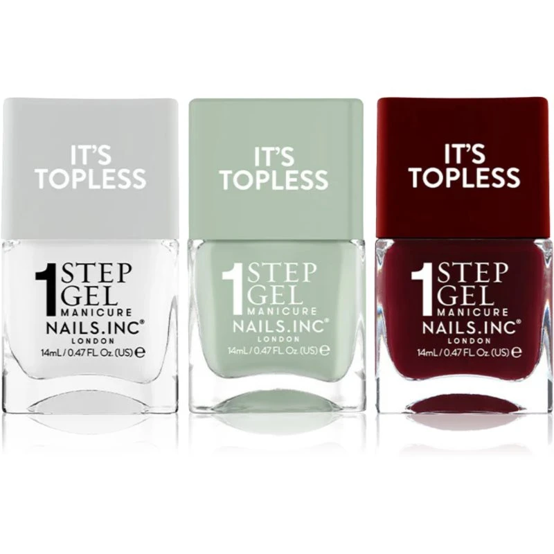 Image of Nails Inc. It's Topless Dirty Martini nail polish set