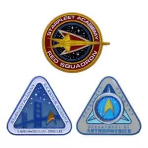 image of Star Trek Pin Badge Set Starfleet Academy Limited Edition