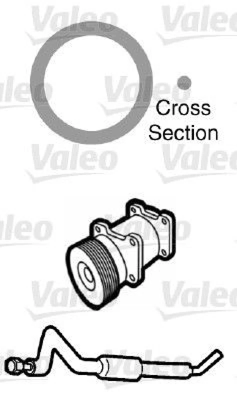Image of Seal, coolant tube VALEO 509758