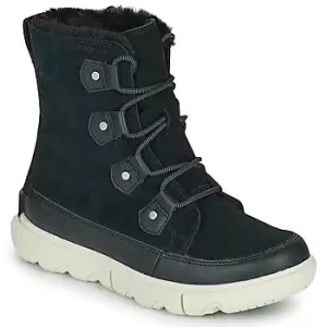 Image of Sorel SOREL EXPLORER II JOAN FAUX FUR womens Mid Boots in Black,9