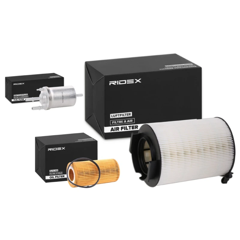 Image of RIDEX 4055F23138 Filter Set with gaskets/seals Filter Set (4055)