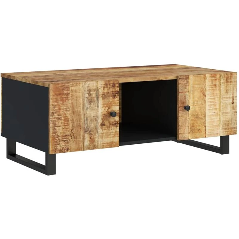 Image of VIDAXL Coffee Table 100x54x40cm Solid Wood Mango&Engineered Wood Vidaxl 8720845724535