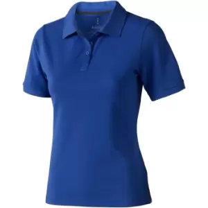 image of Elevate Calgary Short Sleeve Ladies Polo (L) (Blue)