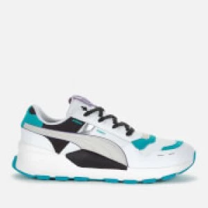 image of Puma Mens Rs 2.0 Futura Trainers - Puma White/Viridian Green - UK 10