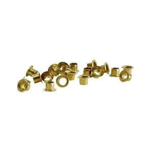 Image of Rexel Circular Brass Eyelets Copper plated 15 Sheet Capacity Pack of 500 Eyelets for Velos Eyeletter Punch