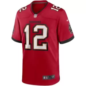 image of Nike Nfl Tampa Bay Buccaneers Tom Brady #12 Jersey Home, Gym Red, Male, T-Shirts, 67NM-TBGH-8BF-2NQ