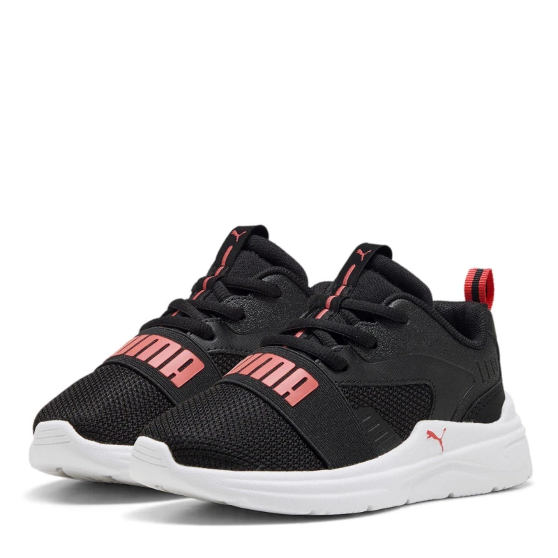 Image of Puma Wired SoftRide Runners Childrens - Black C11