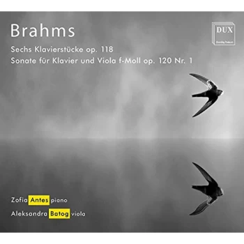 image of Zofia Antes & Aleksandra Batog - Brahms: Sechs Klavierst&uuml;cke, Op. 118/Sonate F&uuml;r Klavier Und... CD