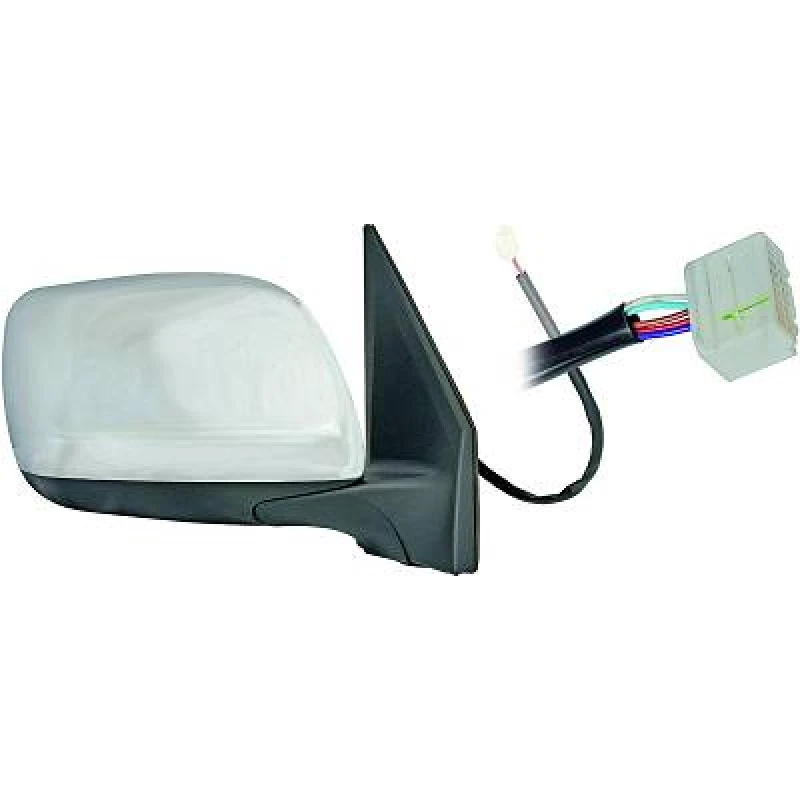 Image of DIEDERICHS 6674924 Wing mirror Right, black, Convex Outside Mirror (50)