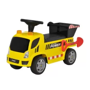 image of Reiten Kids Ride On Truck with Storage & Tipping Bucket - Yellow