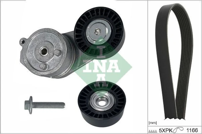 Image of V-Ribbed Belt Set INA 529 0536 10