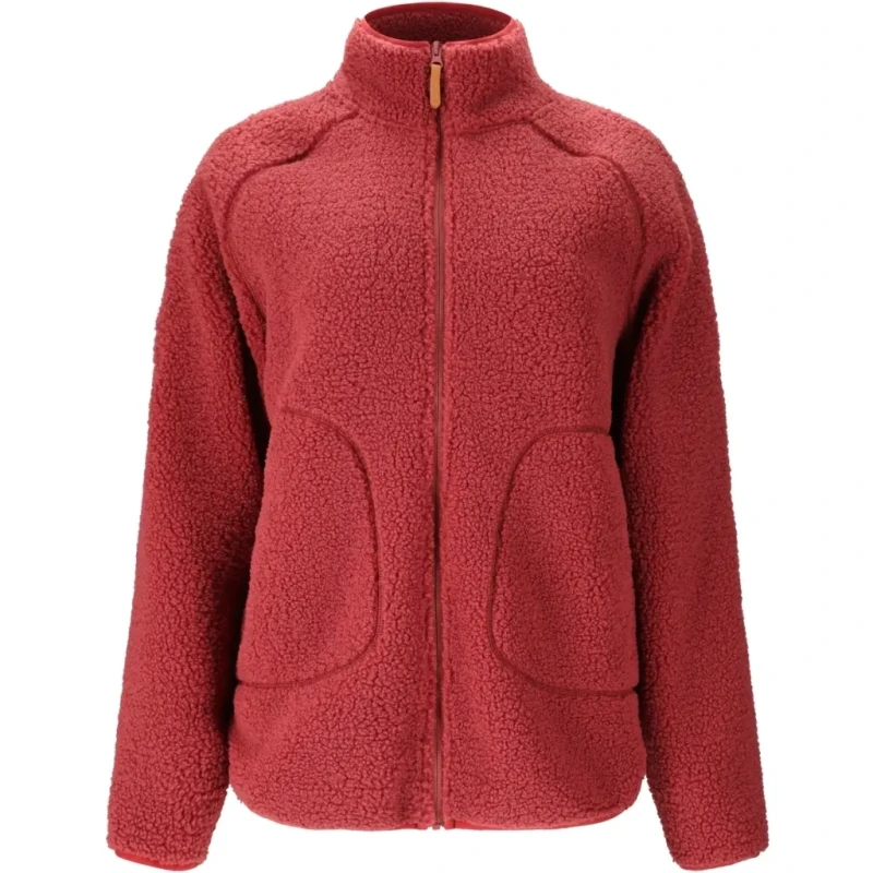 Image of Whistler Womens Hooded Teddy Fleece Polyester Whistler Pioneer Rouge Female 36