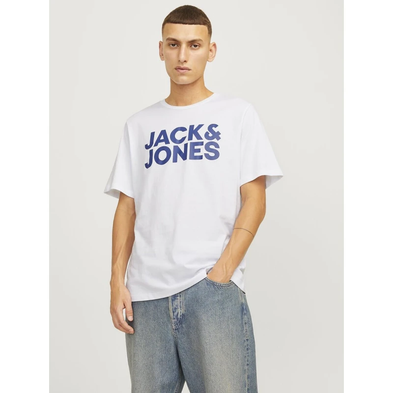 Image of jack & jones Pack of 3 T-Shirts White+Navy+Black Cotton S