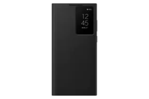 image of Samsung Galaxy S22 Ultra Smart Clear View Cover in Black (EF-ZS908CBEGEW)