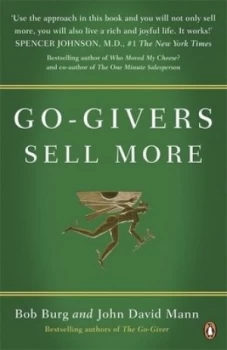 Image of Go-Givers Sell More by Bob Burg Paperback