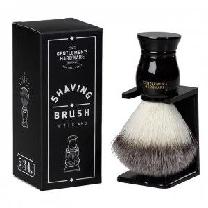 image of Gentlemens Hardware Shaving Brush and Stand - Multi